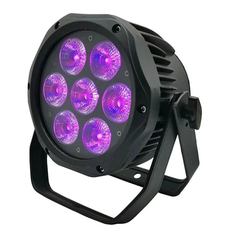 Led ステージ ライト 7x18w DJ ライト 防水フラット パー DJ ディスコ 照明